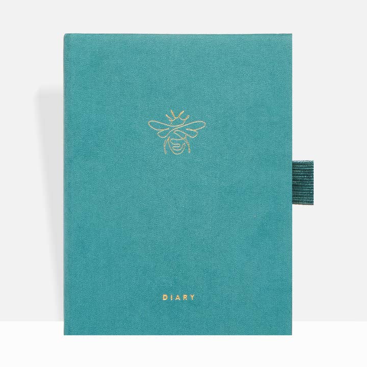 Agenda 2026 A6 - Abeja Dorada Teal para venta al por mayor de Scribble & Dot