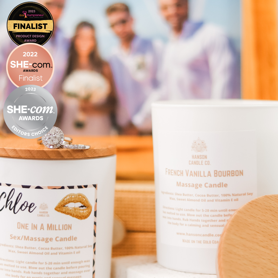 Hanson Candle Co. - Wholesale Jar/Filled Candle - Sensual Massage Candle - White8