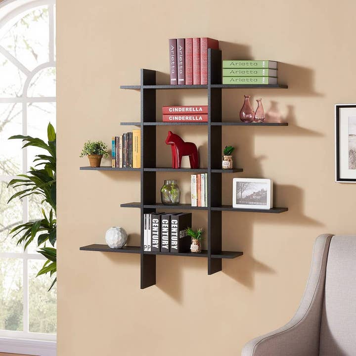 Danya B - Wholesale Wall-mounted shelf - Five Level Asymmetric Wall Shelf5