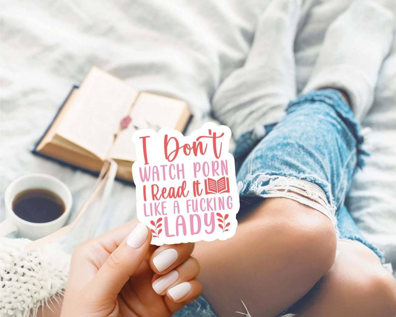 Bookish Queen - Wholesale Sticker - Spicy Book Lover - Funny Smutty Quotes2