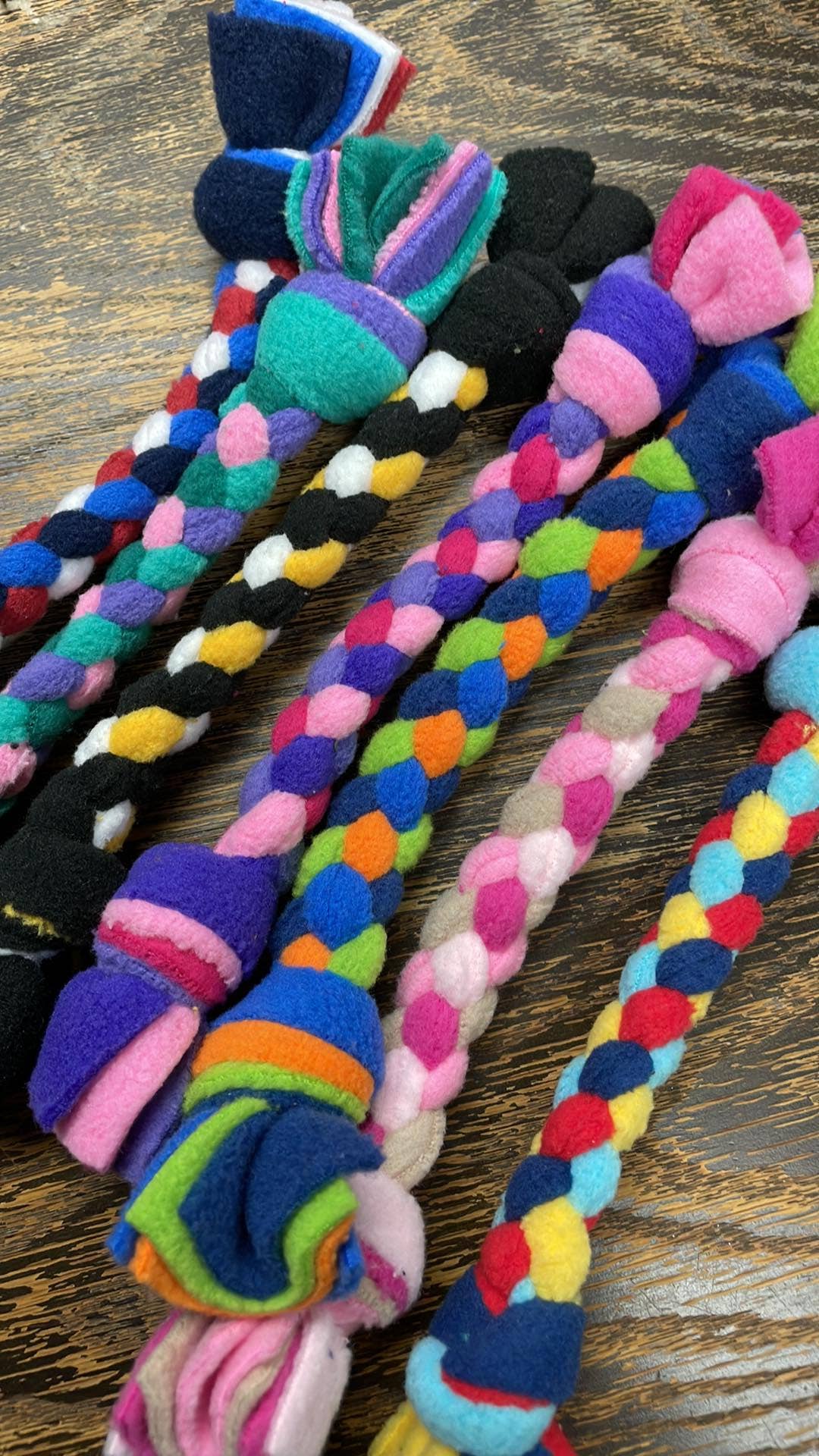 Gunther's Goodies - Wholesale Pet Rope Toy - Dog - Mini Quad Braid Dog Toy1