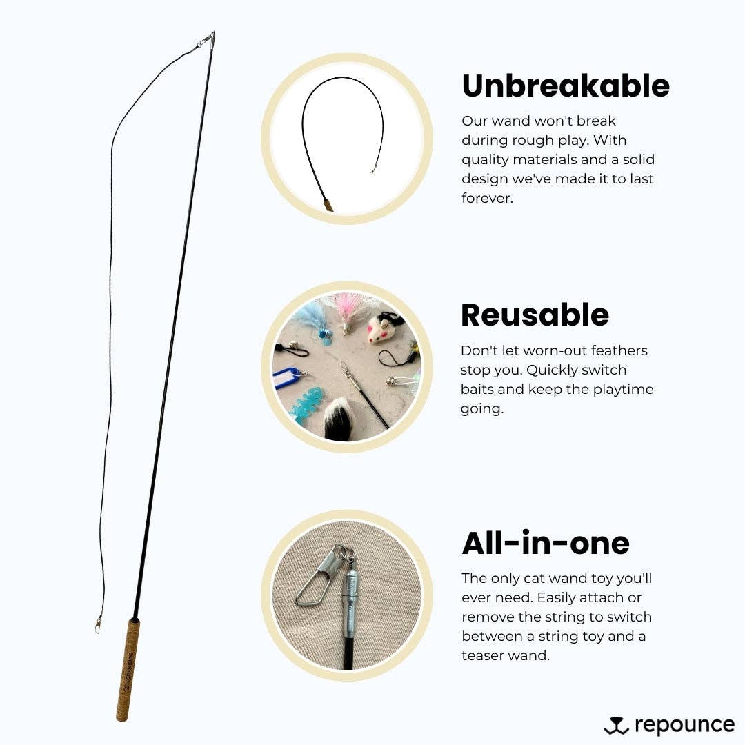 Repounce - Wholesale Pet Toy - Cat - Forever Stick™ - The Unbreakable Cat Wand9