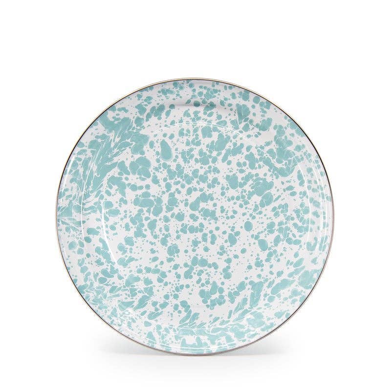 Crow Canyon Home - Venta al por mayor Bandeja de servir - Bandeja Pequeña de Remolino de Esmaltado Conejo Dorado2