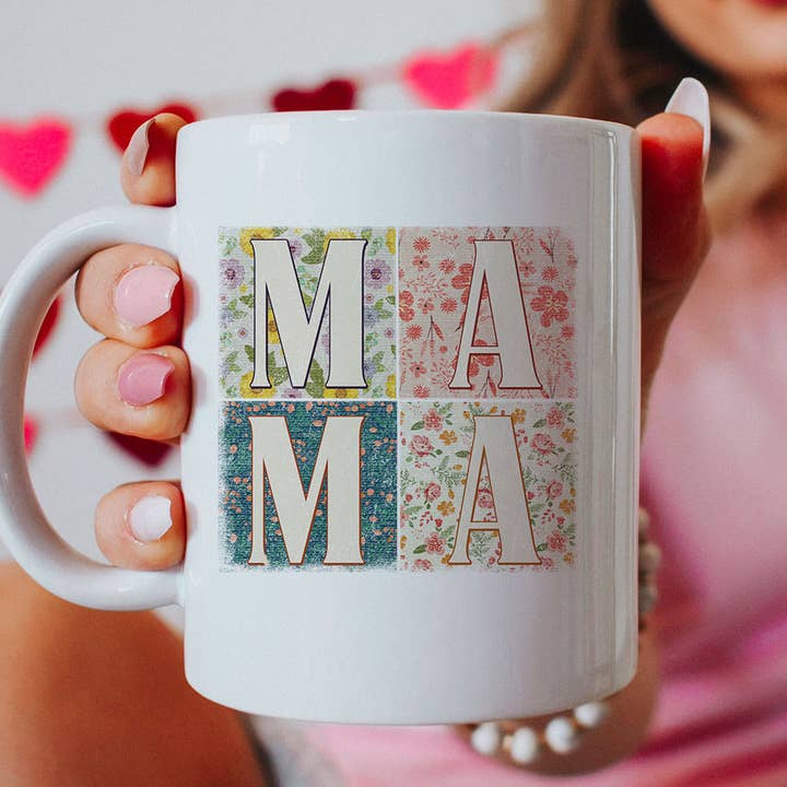 Mama Boho Quilt - Tazza da caffè per la festa della mamma per la vendita all'ingrosso da parte di House Of Rodan