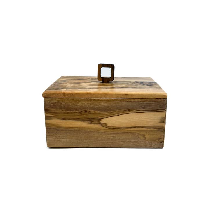 Natural OliveWood - Wholesale Jewelry Box/Organizer - Olive Wood Jewelry Box