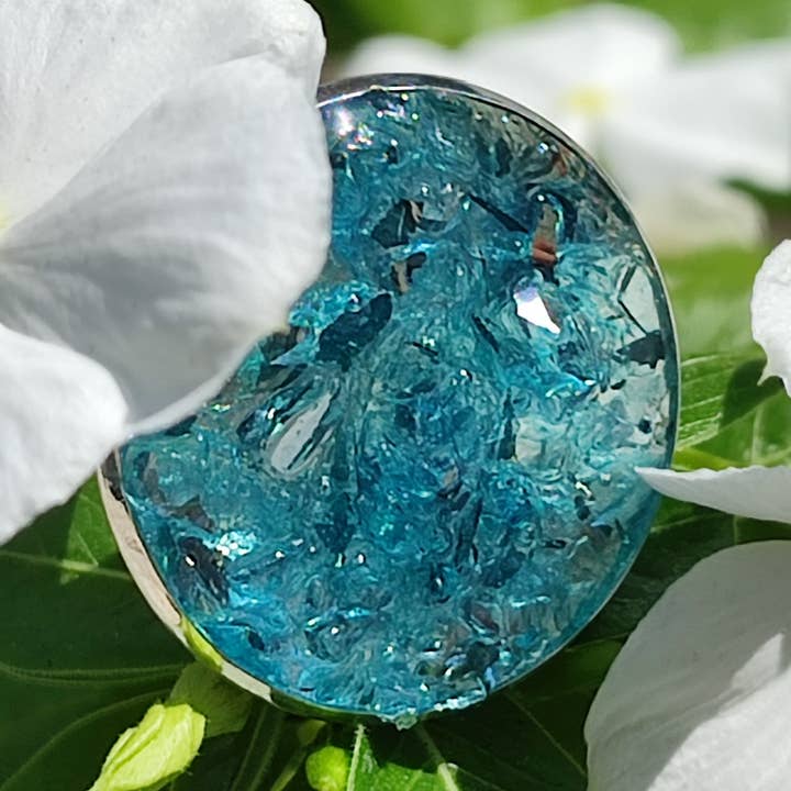 Ring ljusblå färg för wholesale av DioniCreations