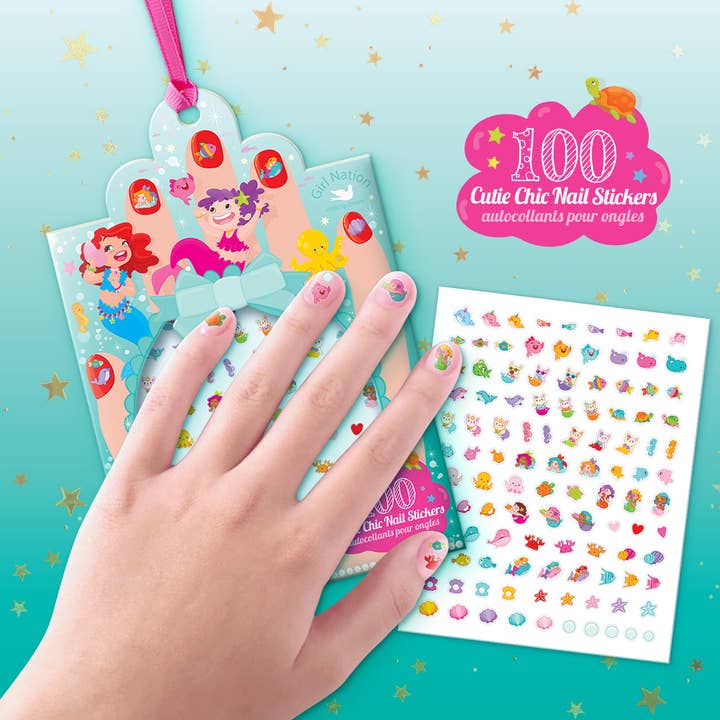 Girl Nation - Wholesale Nail Polish - Kids - Cutie Chic Nail Stickers Value Pack
5