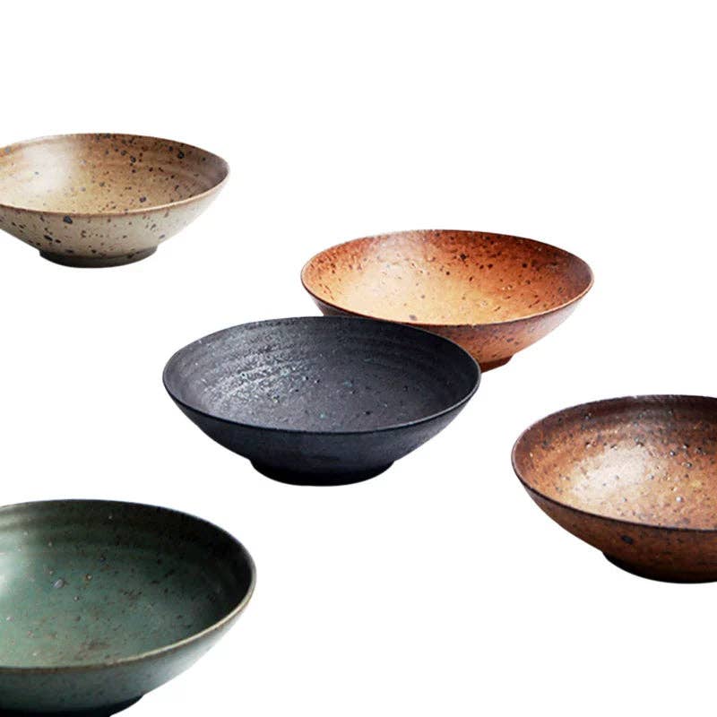 Gohobi （We cover U.S. import duties） – wholesale Dinner plate – Gohobi Jiutu Coarse Pottery Plate11