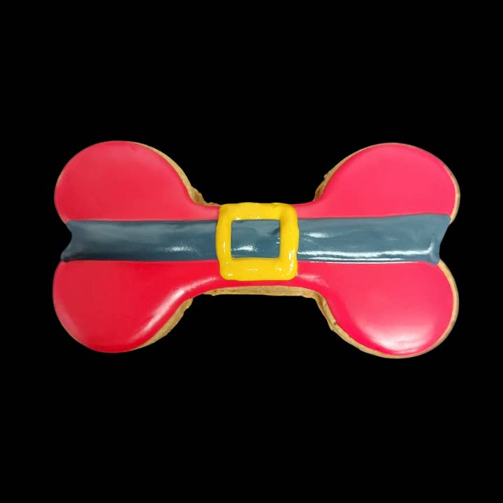 Santa Bone for wholesale by P.S. Paws Pet Bakery