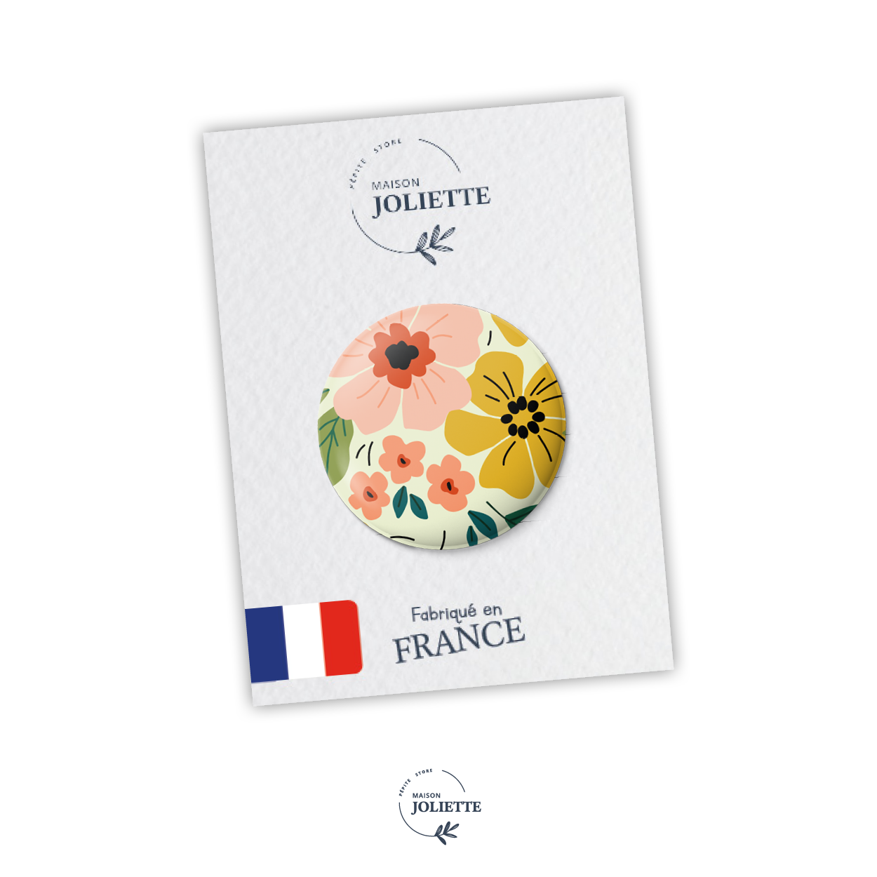 Maison Joliette - Wholesale Brooch - Flowering - Badge #101