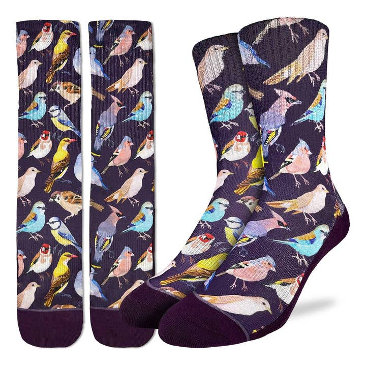 Good Luck Sock - Wholesale Socks - Men's - Men's Botanical Birds Socks
