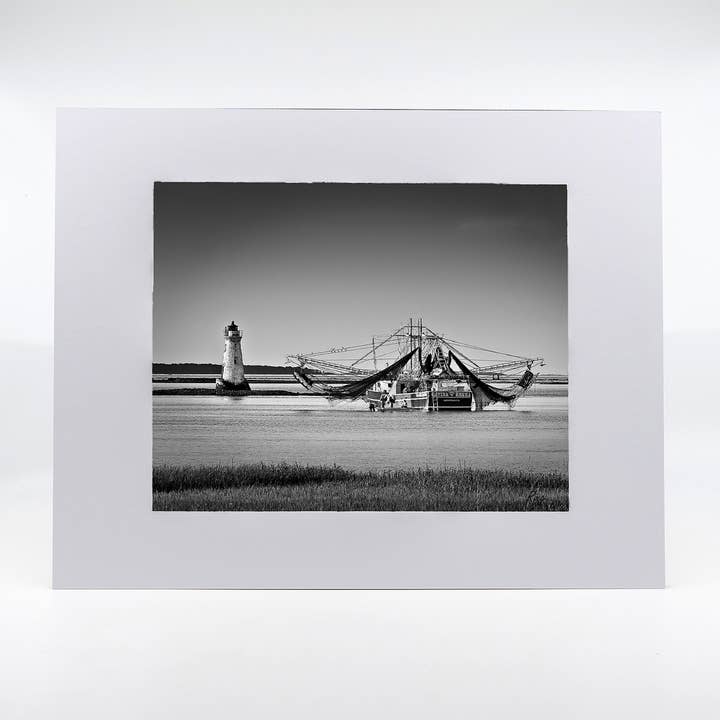 Artwork-Cockspur Island Lighthouse with Catina Renea for wholesale by Mike Ring Photography