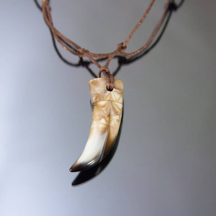 SomeBijoux4You – wholesale Pendant/charm necklace – Tooth Necklace Faux Fang Lion Teeth Jewelry African Choker