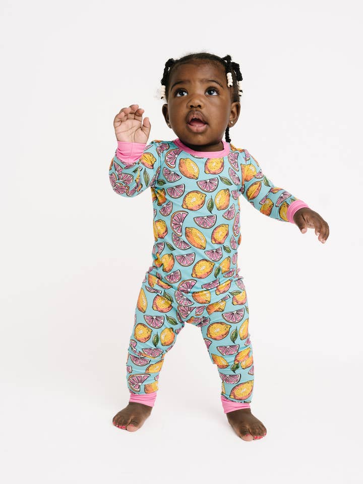 Little One Shop - Wholesale Clothing Set - Baby - Pink Lemonade Bamboo Set