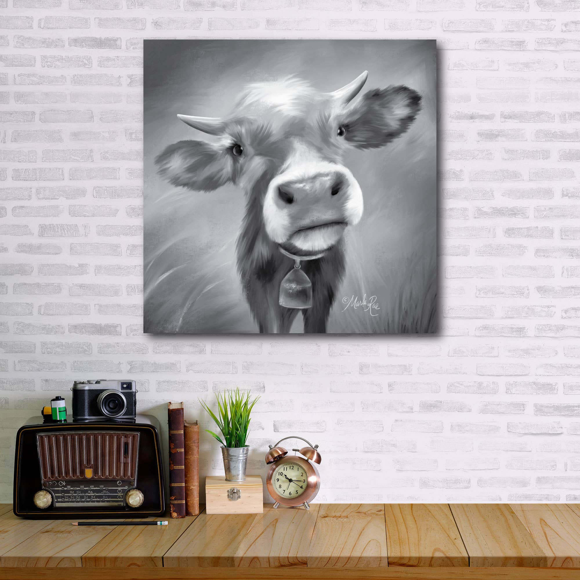 Courtside Market - Wholesale Art Print - Moo Moo Gallery - Wrapped Canvas Wall Art1