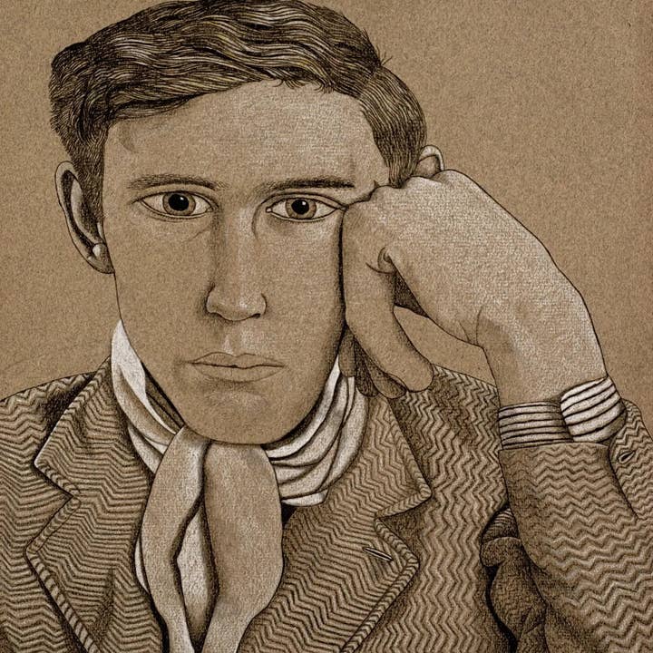 Self Portrait as a Young Man by Lucian Freud for wholesale by PERIOD PRINTS