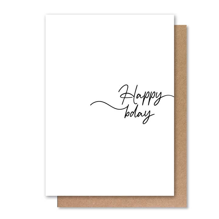 HAPPY BIRTHDAY GREETING CARD for wholesale by How Lovely