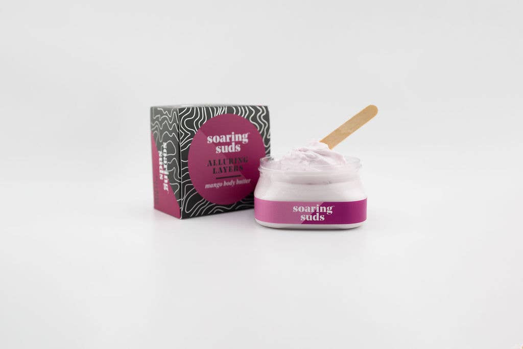 Soaring Suds Soap Co., LLC - Wholesale Body Balm/Butter - Alluring Layers Mango Body Butter1