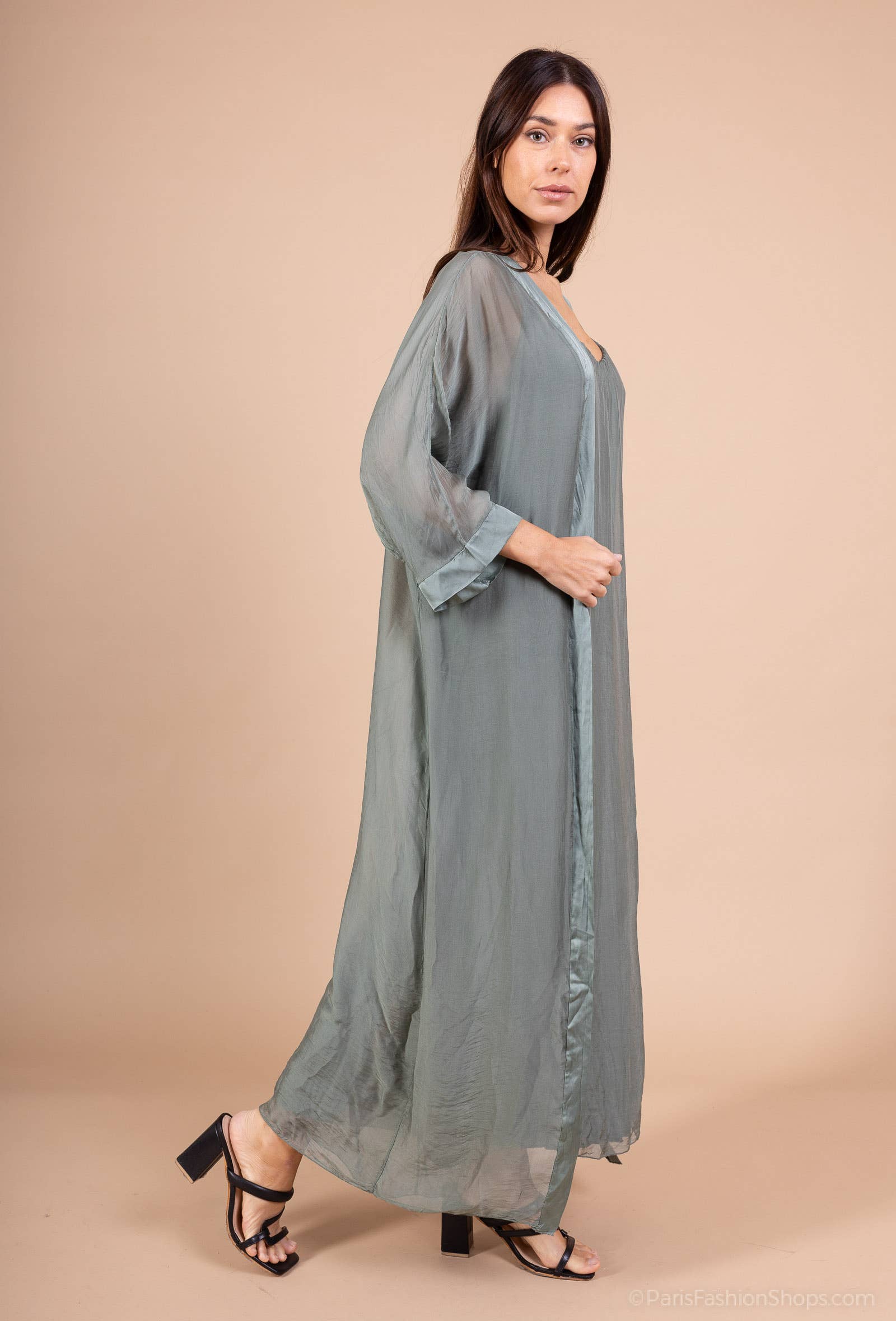 Shyloh - Wholesale Jacket - Women's - Long silk jacket 1341219