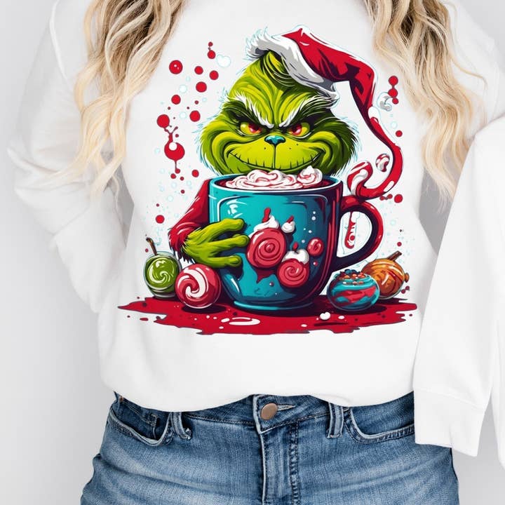 Green Guy Coffee Fleece for wholesale by MidWest Tees