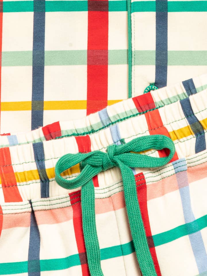 Festive Plaid Dapper PJ Set for wholesale on Faire