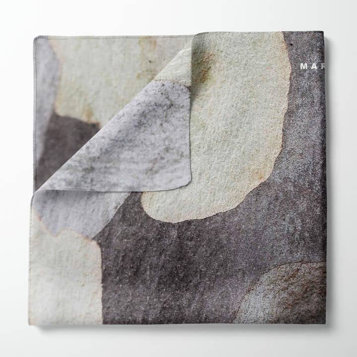 Gumtree Camo Square Silk Scarf for wholesale by MARIA.