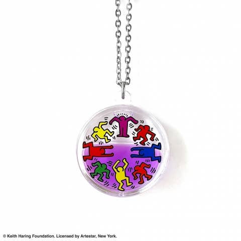 Disburst - Wholesale Pendant/Charm Necklace - Keith Haring x ONCH - Dancing Men Necklace1
