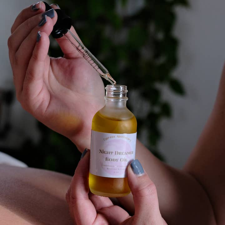 Night Dreamer Body Oil for wholesale by Cypress Apothecary