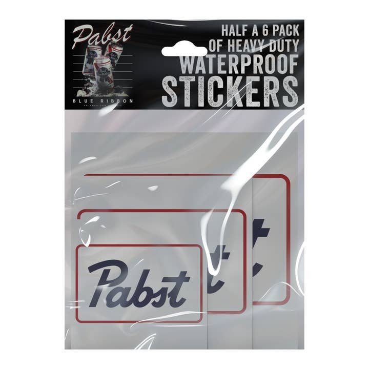 Smithco Distributing - Wholesale Phone & Laptop Stickers - Pabst Blue Ribbon Decals - Beer Stickers, PBR Stickers12