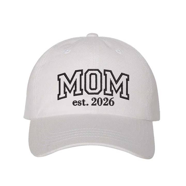 Mom Est 2026 Embroidered Baseball Hat for wholesale by DSY Lifestyle