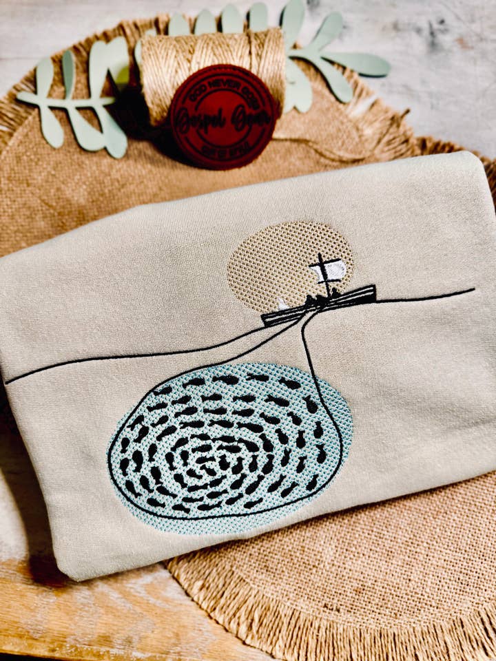 Chemise brodée "Fishers Of Men" pour la vente par Gospel Gear Co