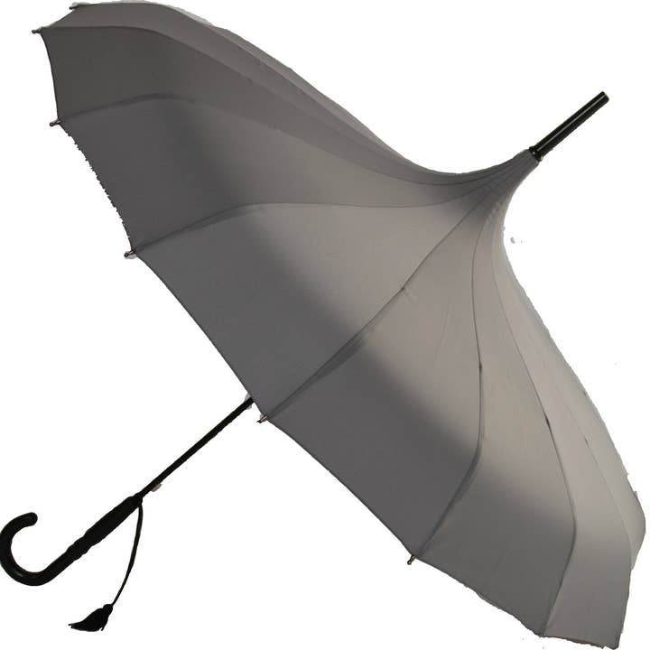 Boutique Classic Pagoda Umbrella in Grey - BCSPPAGR for wholesale by Soake