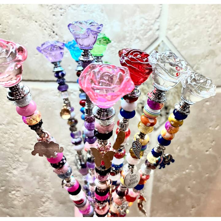 Sea of Bliss Shop - Wholesale Garden/Lawn Stake - Rose Fairy Garden Stakes8