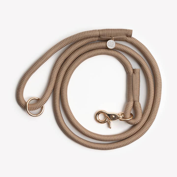 'Sand' - Braided Rope Leash for wholesale by Furlou