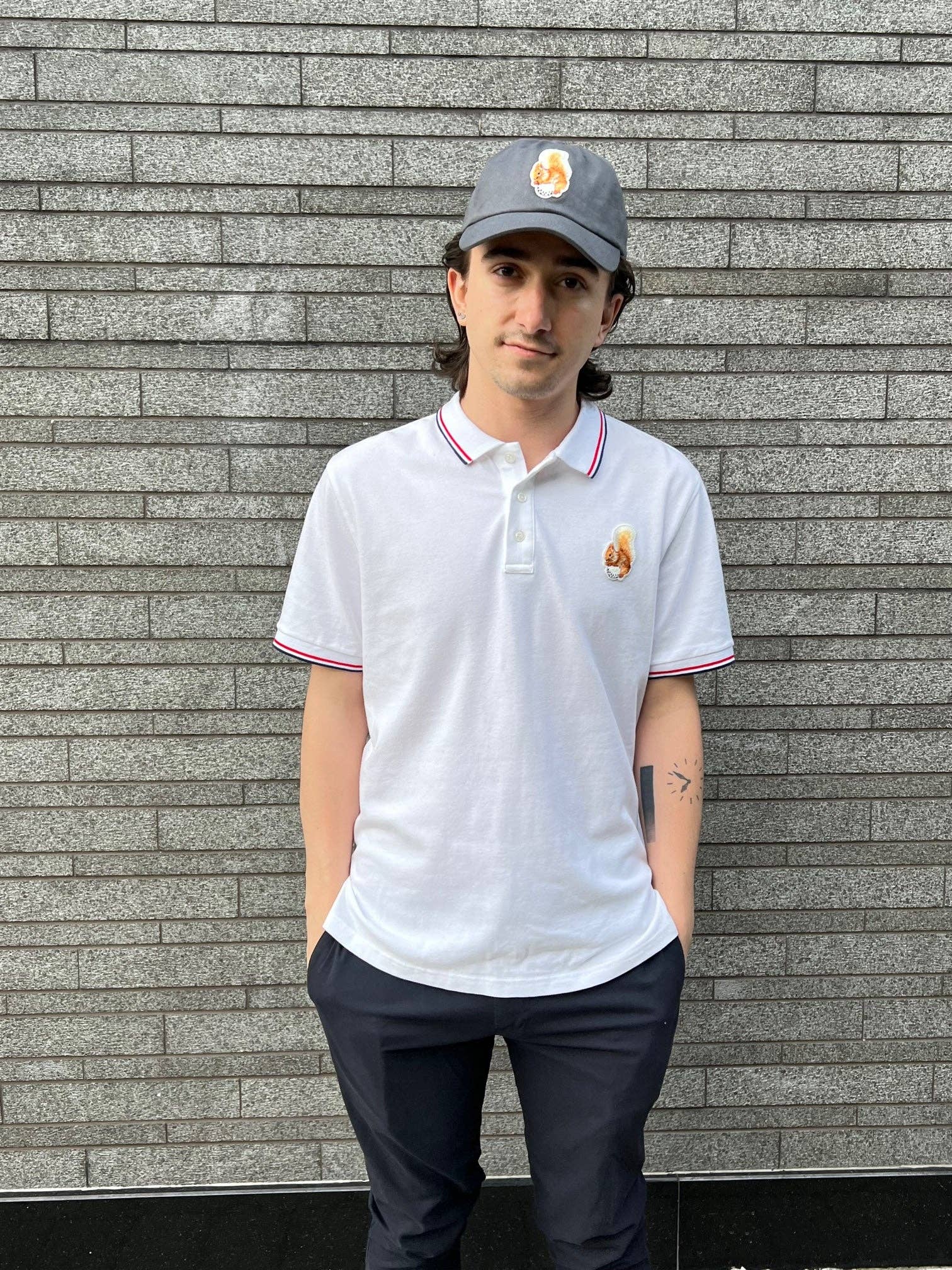 Queens Country club – Großhandel Poloshirt – Herren – Herren-Poloshirts mit Eichhörnchen-Logo1
