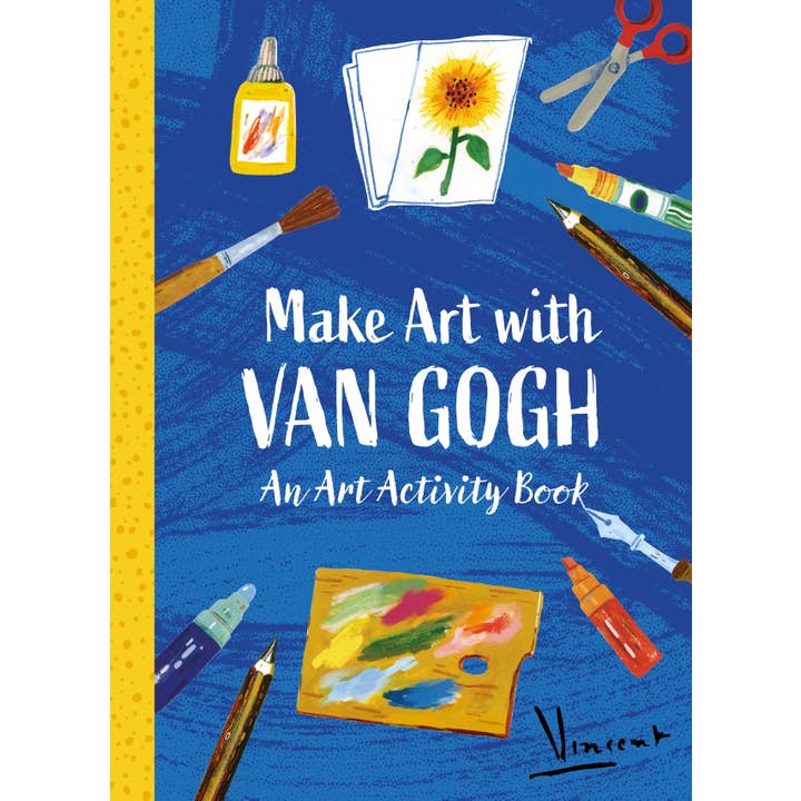 Chronicle Books - Wholesale Coloring & Activity Book - Kids & Baby - Make Art with Van Gogh: A Creative Activity Book