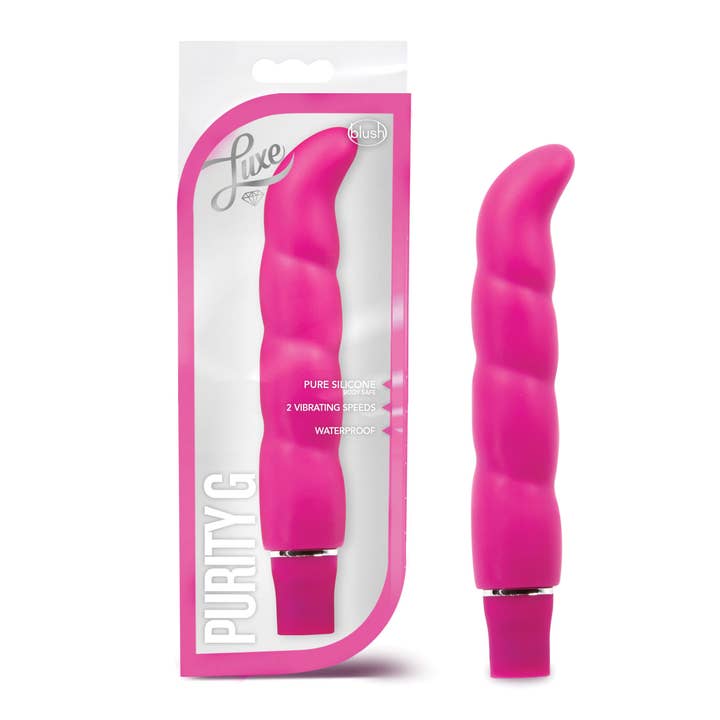 Blush - Wholesale Sex Toy - Luxe - Purity G - Silicone G-Spot Vibrator - 10 Modes