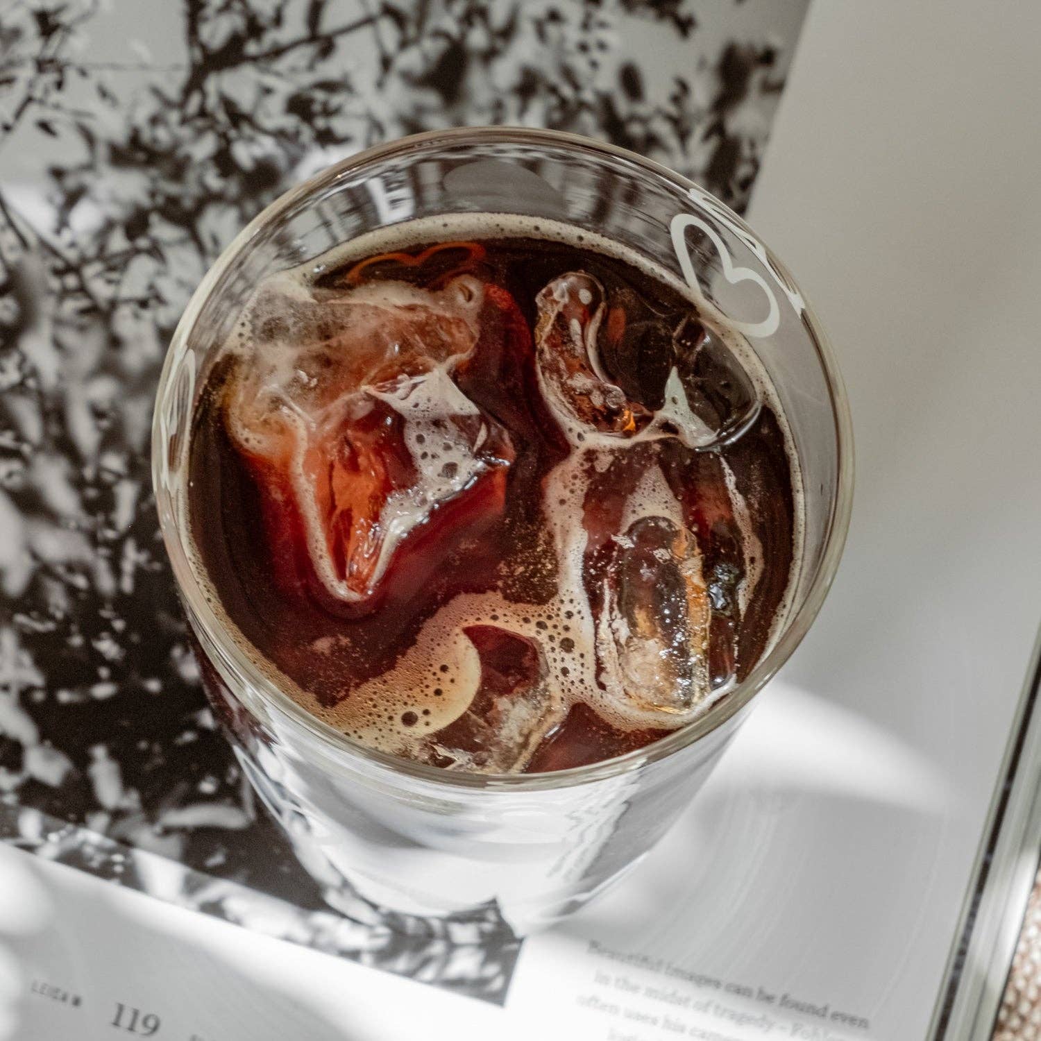 Eulenschnitt - Wholesale Drinking Glass/Cup - Drinking glass hearts white (VE = 6 pcs)9