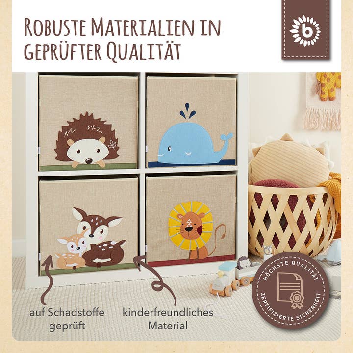 Bieco Spielwaren - Wholesale Toy Storage Box - Kids & Baby - Storage box deer5
