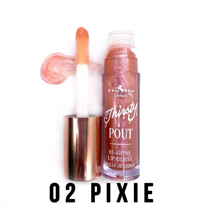 BrookPark Beauty - Wholesale Lip Gloss - THIRSTY POUT HI-SHINE LIP GLOSS