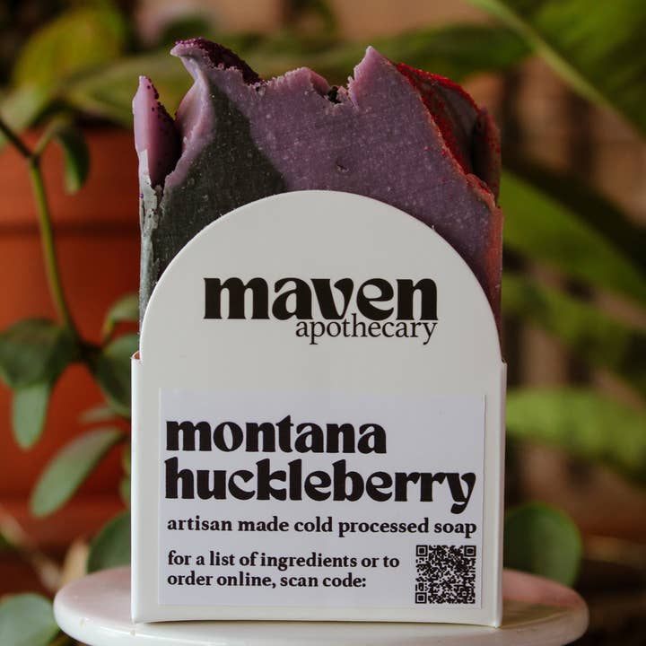 MAVEN APOTHECARY - Wholesale Bar Soap - Montana Huckleberry Cold Processed Soap1