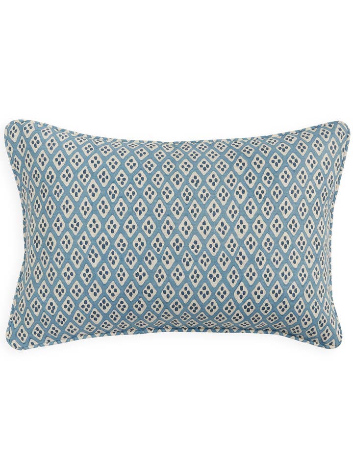 Orvietto Azure Leinenkissen 30x45cm für den Großhandel von Walter G