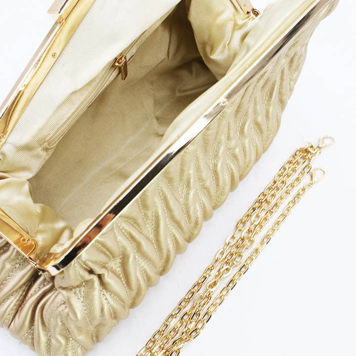 Tom&Eva (F.D.M diffusion) - Wholesale Clutch Bag - Women's - Quilted Biface Pouch-22C-555213