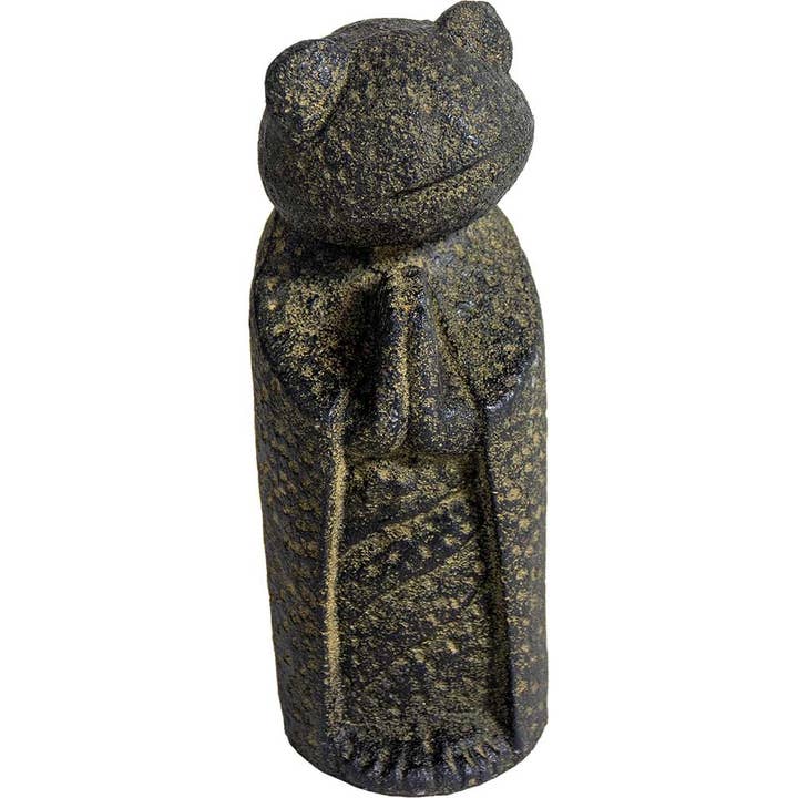 Kheops International - Venta al por mayor Escultura - Estatua de piedra volcánica - Jizo Frog