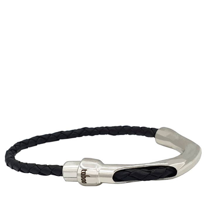Brassard pour homme Xander Black pour la vente par TABOO Sieraden