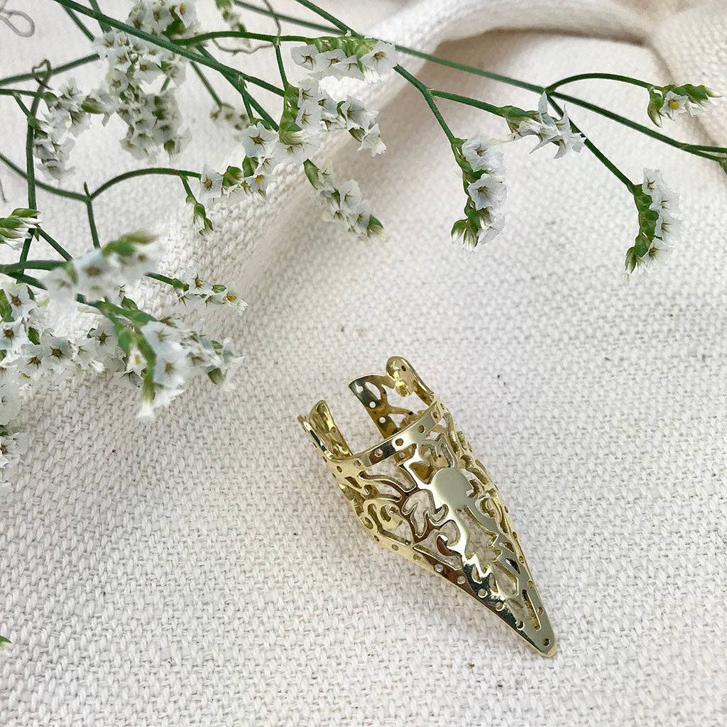 SLATE + SALT - Wholesale Cocktail/Statement Ring - Khmer Temple Ring2