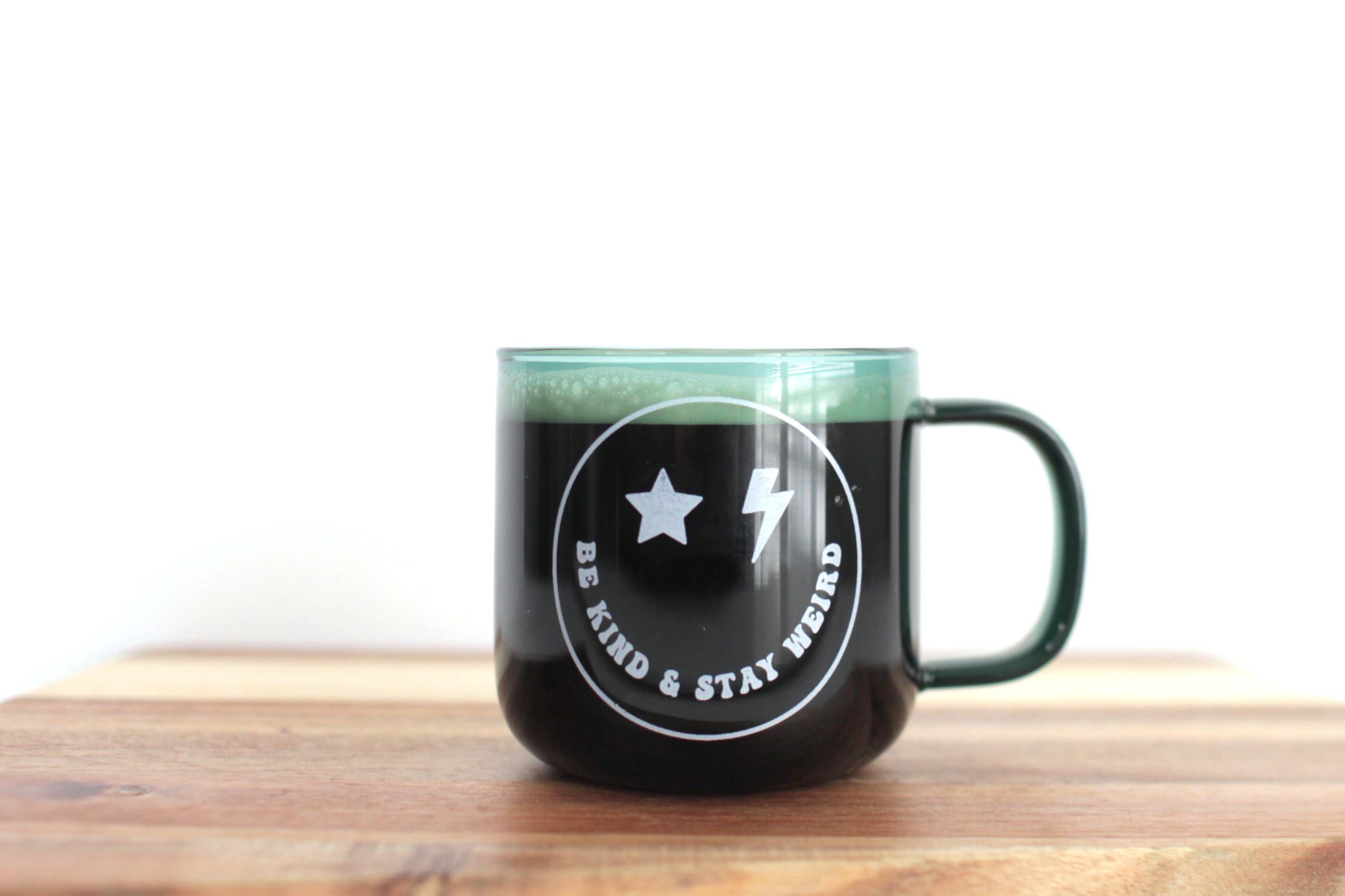 Electric Little Things - Wholesale Coffee mug - Be Kind and Stay weird Smiley face mug, Teal tea cup1