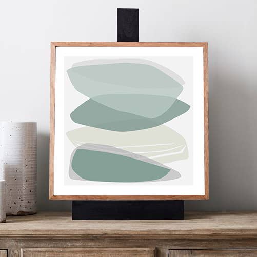 Imprimer Beach Pebbles and Rock #13 pour la vente par RGB Fineart