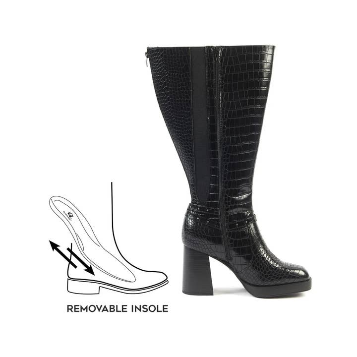 Gabylou - Wholesale Boots - Women's - Wide Calf Boots 3XL - Manon Model32