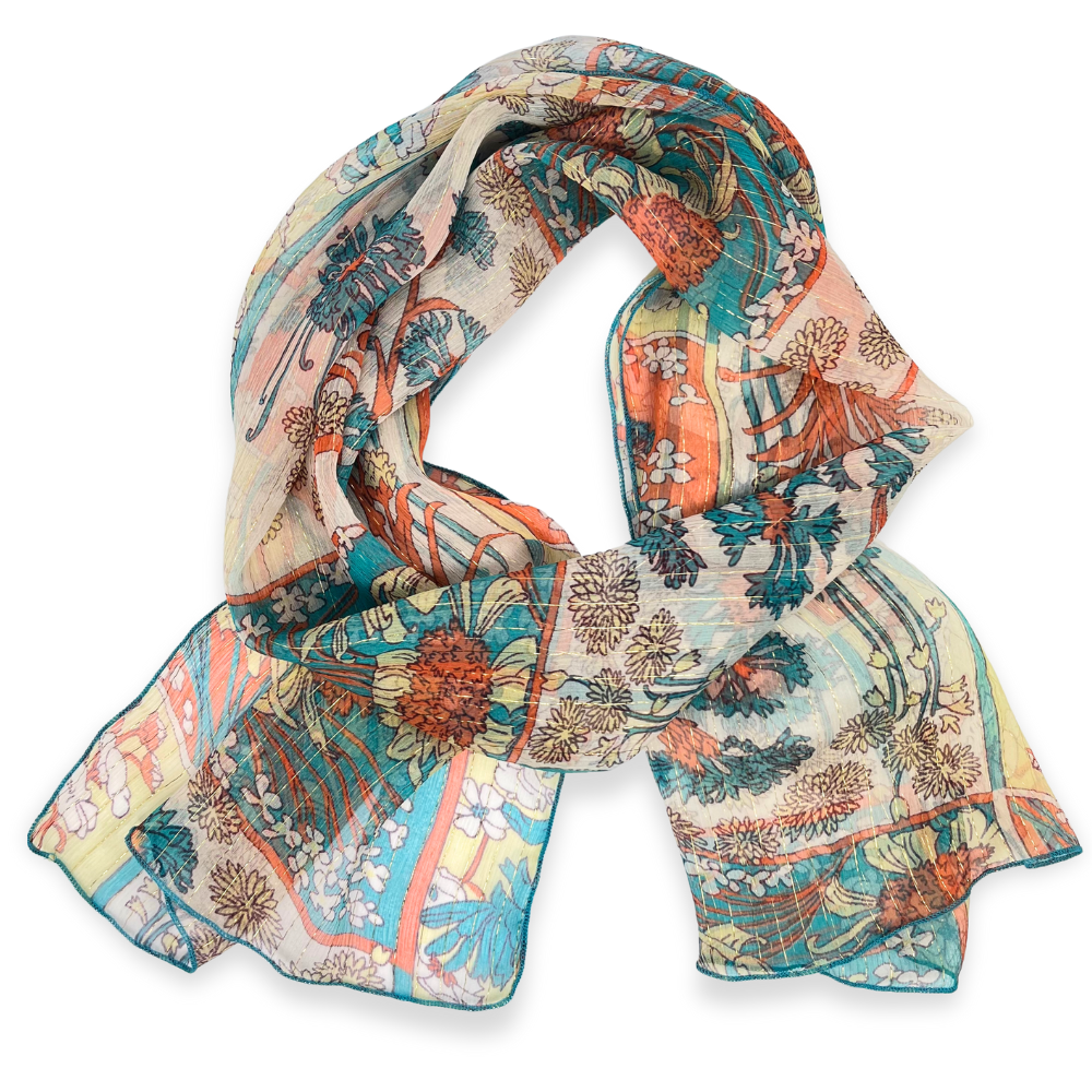 Dana Herbert - Wholesale Scarf - Women's - Silk Chiffon Scarf3